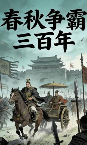 短剧《春秋争霸三百年》海报