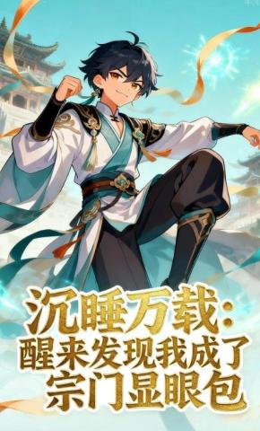 短剧《沉睡万载：醒来发现我成了宗门显眼包》海报