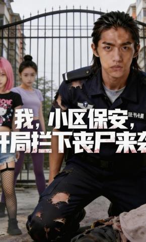 短剧《我，小区保安，开局拦下丧尸来袭》海报