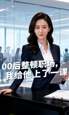 短剧《00后整顿职场，我给他上了一课》海报