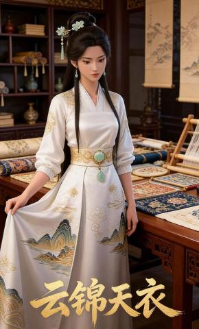 短剧《云锦天衣》海报