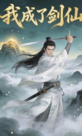 短剧《我成了剑仙》海报