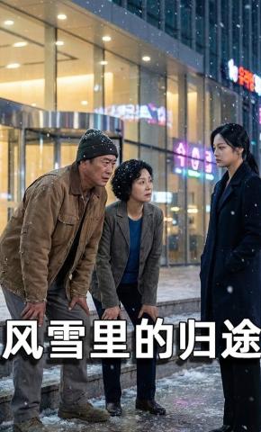 短剧《风雪里的归途》海报