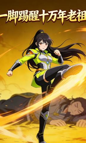 短剧《一脚踢醒十万年老祖》海报