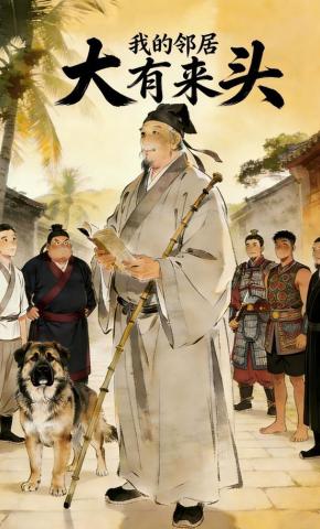 短剧《我的邻居大有来头》海报