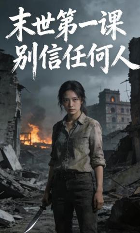 短剧《末世第一课，别信任何人》海报