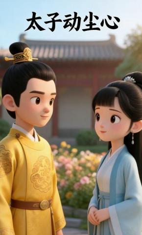 短剧《太子动尘心》海报