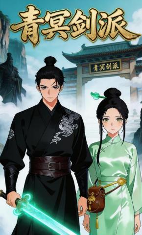 短剧《青冥剑派》海报