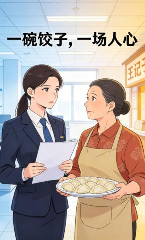 短剧《一碗饺子，一场人心》海报