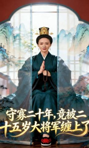 短剧《守寡二十年，竟被二十五岁大将军缠上了》海报