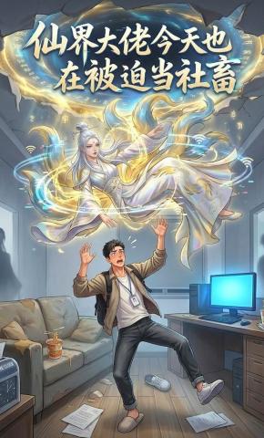 短剧《仙界大佬今天也在被迫当社畜》海报