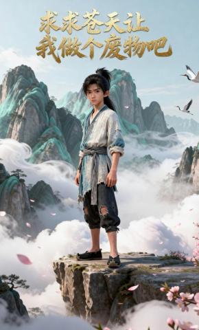 短剧《求求苍天让我做个废物吧》海报