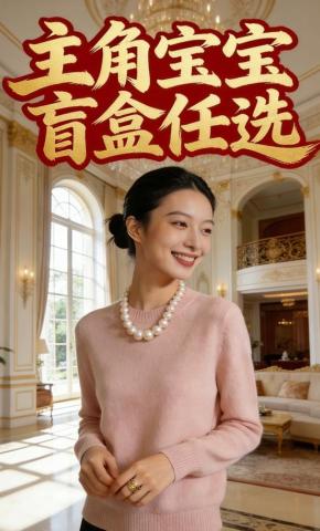 短剧《主角宝宝盲盒任选》海报