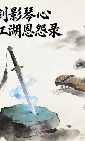 短剧《剑影琴心江湖恩怨录》海报