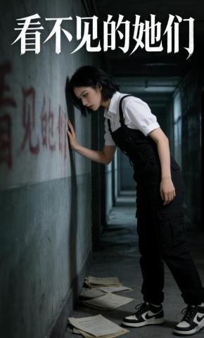 短剧《看不见的她们》海报