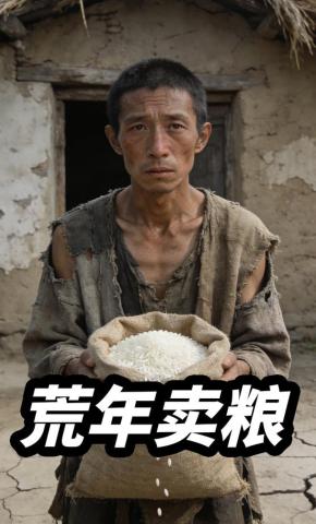 短剧《荒年卖粮》海报