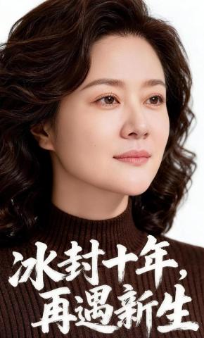 短剧《冰封十年，再遇新生》海报