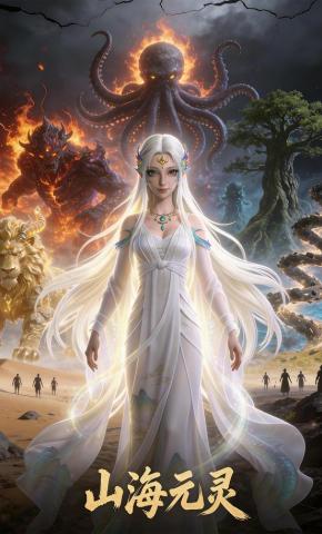 短剧《山海元灵》海报