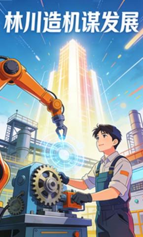 短剧《林川造机谋发展》海报