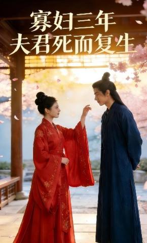 短剧《寡妇三年，夫君死而复生》海报