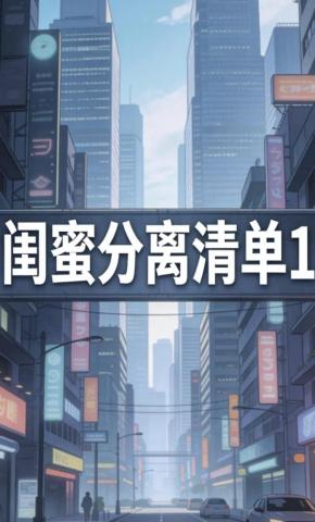 短剧《闺蜜分离清单1》海报