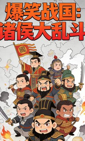 短剧《爆笑战国：诸侯大乱斗》海报