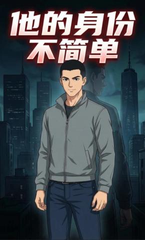 短剧《他的身份不简单》海报