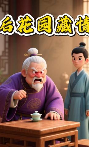 短剧《后花园藏情》海报