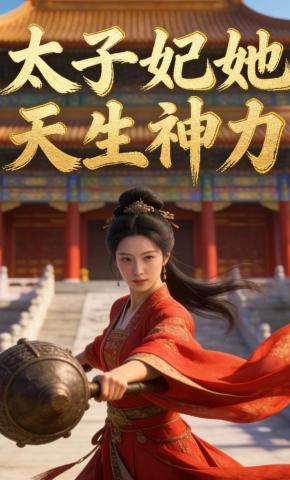 短剧《太子妃她天生神力》海报