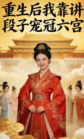 短剧《重生后我靠讲段子宠冠六宫》海报