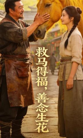 短剧《救马得福，善念生花》海报