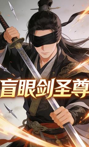 短剧《盲眼剑圣尊》海报