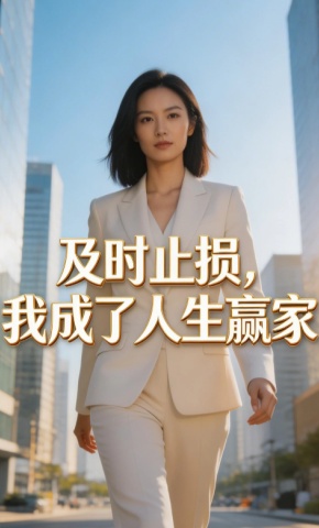 短剧《及时止损，我成了人生赢家》海报