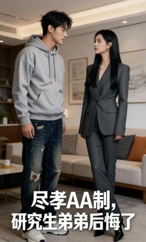 短剧《尽孝AA制，研究生弟弟后悔了》海报