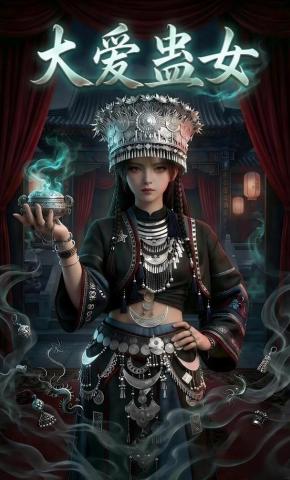 短剧《大爱蛊女》海报