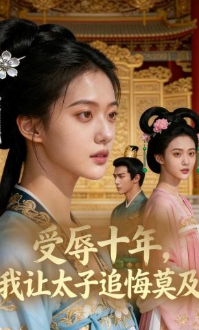 短剧《受辱十年，我让太子追悔莫及》海报