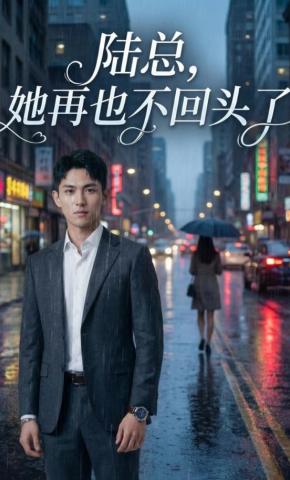 短剧《陆总，她再也不回头了》海报