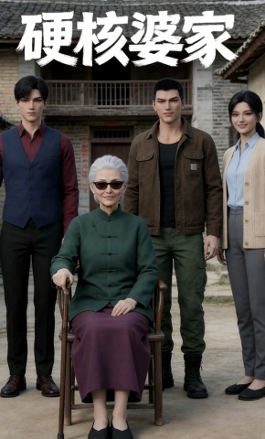 短剧《硬核婆家》海报