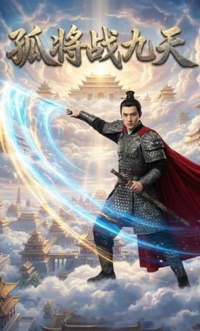 短剧《孤将战九天》海报