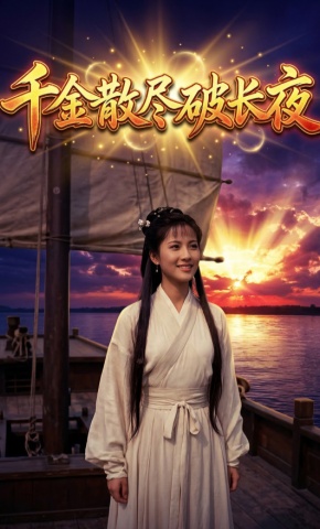 短剧《千金散尽破长夜》海报