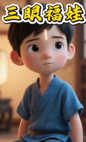 短剧《三眼福娃》海报