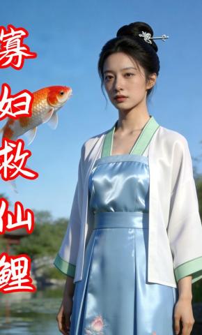 短剧《寡妇救仙鲤》海报