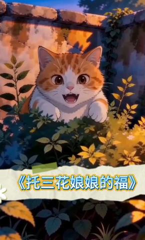 短剧《托三花娘娘的福》海报