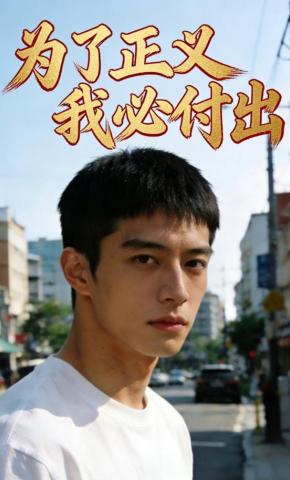 短剧《为了正义我必付出》海报