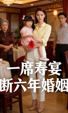 短剧《一席寿宴，断六年婚姻》海报