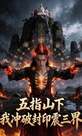 短剧《五指山下我冲破封印震三界》海报