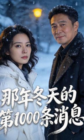 短剧《那年冬天的第1000条消息》海报