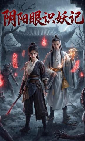 短剧《阴阳眼识妖记》海报