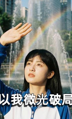 短剧《以我微光破局》海报
