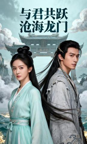 短剧《与君共跃沧海龙门》海报